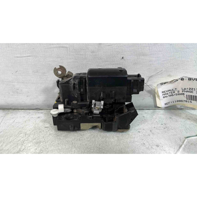 Serrure avant droit RENAULT MASTER 2 Photo n°4