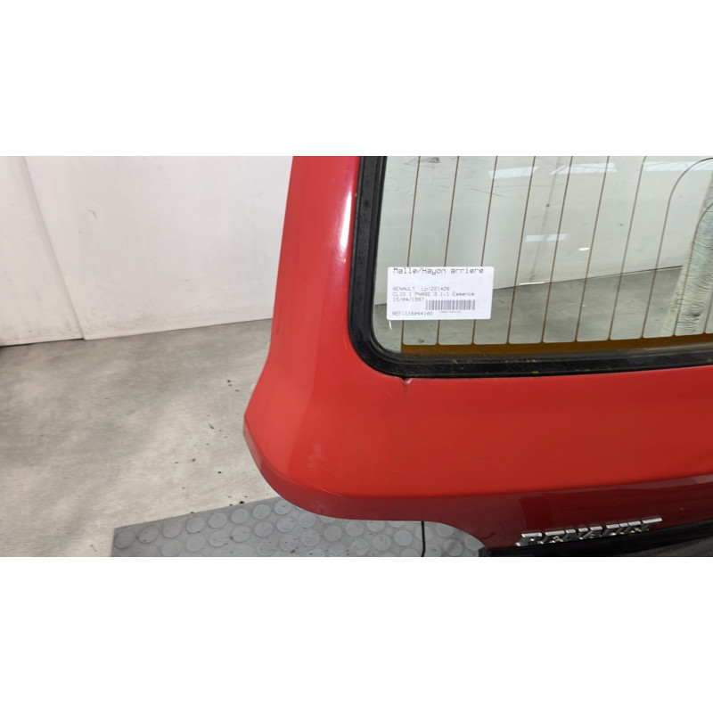 Malle/Hayon arriere RENAULT CLIO 1 Photo n°9