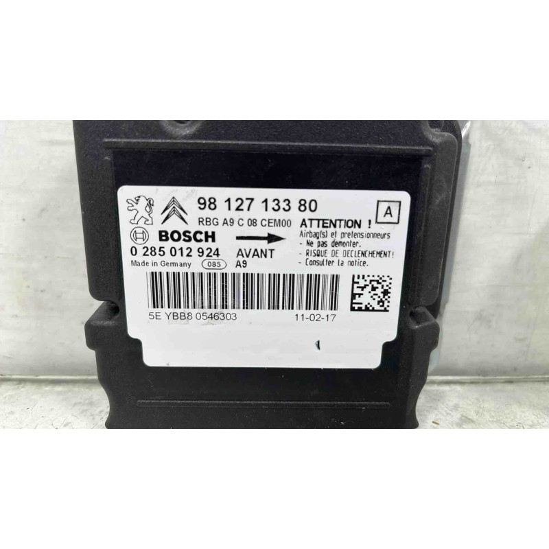 Boitier air bag PEUGEOT 208 1 Photo n°2