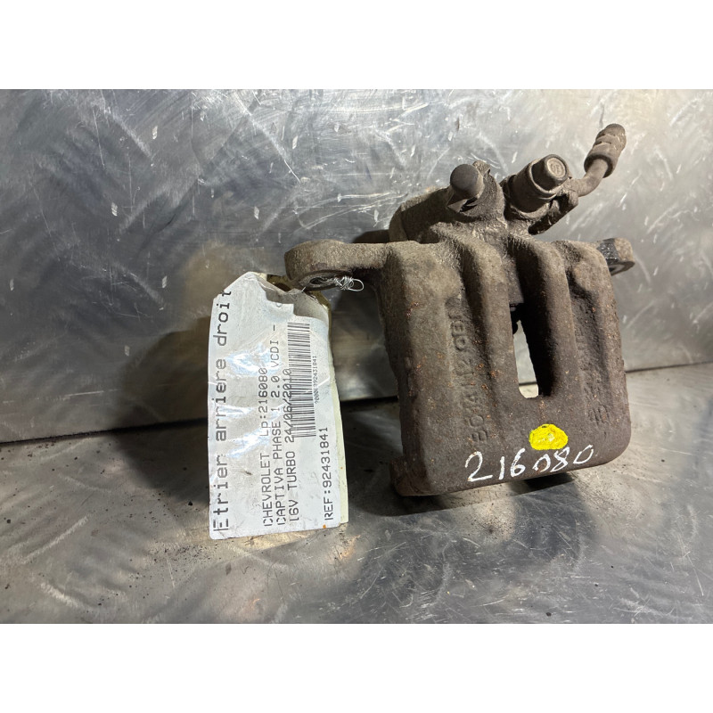 Etrier arriere droit (freinage) CHEVROLET CAPTIVA Photo n°3