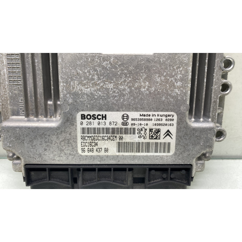 Calculateur moteur CITROEN BERLINGO 2 Photo n°2