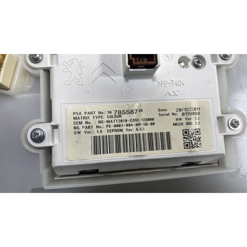 Compteur PEUGEOT 208 1 Photo n°4