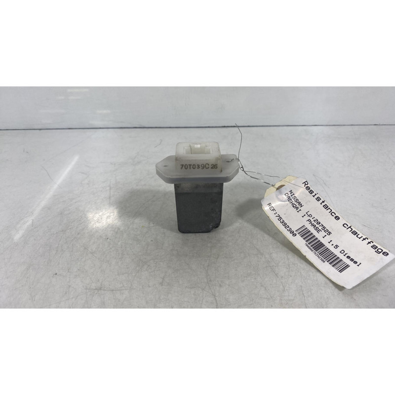 Resistance chauffage NISSAN QASHQAI 1 Photo n°3