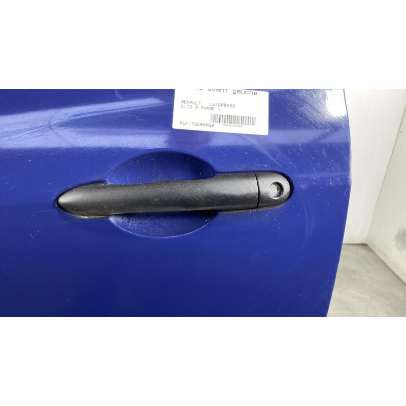 Porte avant gauche RENAULT CLIO 3 Photo n°5