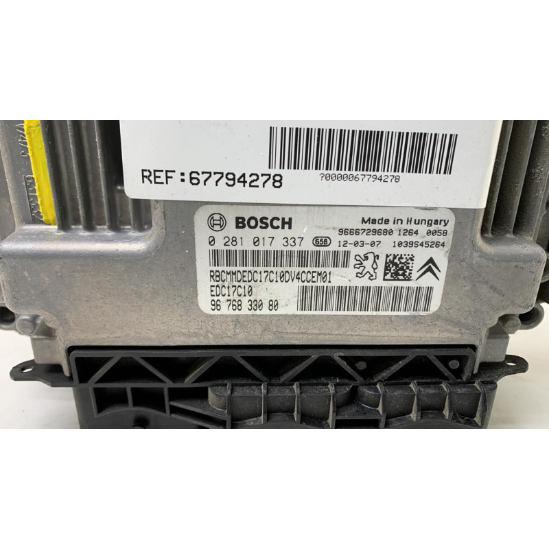 Calculateur moteur CITROEN C3 2 Photo n°2