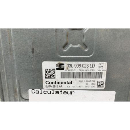 Calculateur moteur SEAT IBIZA 4 Photo n°1