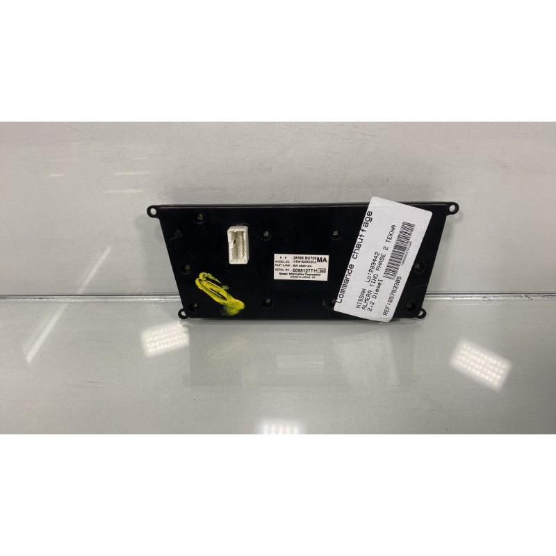 Commande chauffage NISSAN ALMERA TINO Photo n°3