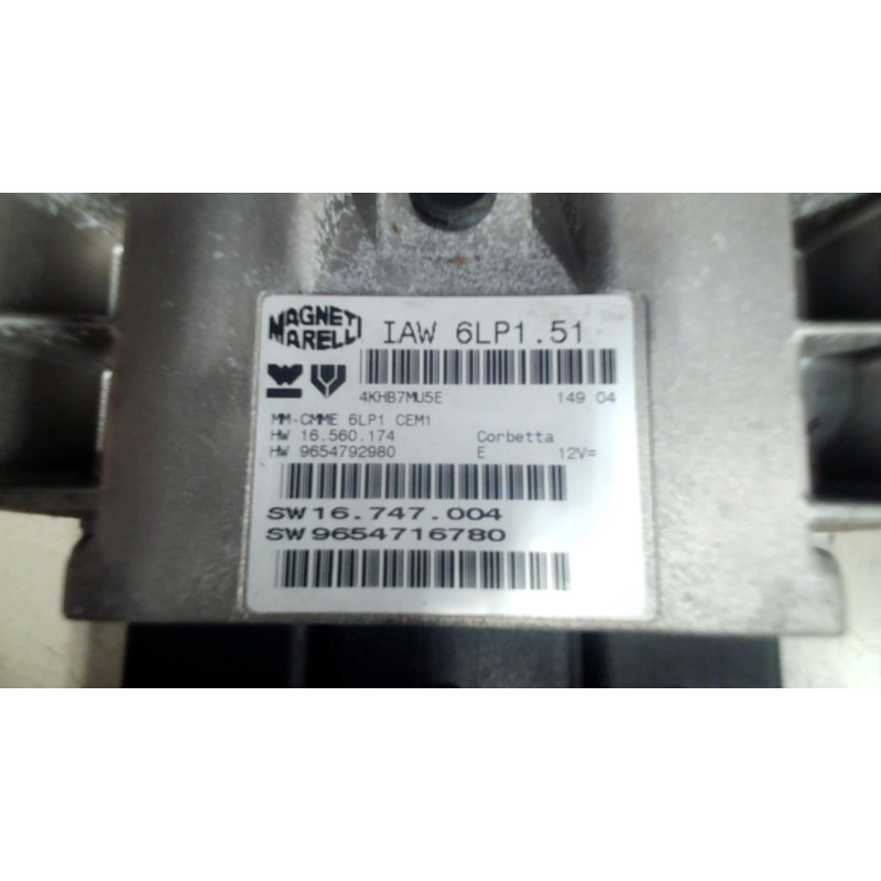 Calculateur moteur PEUGEOT 307 Photo n°2
