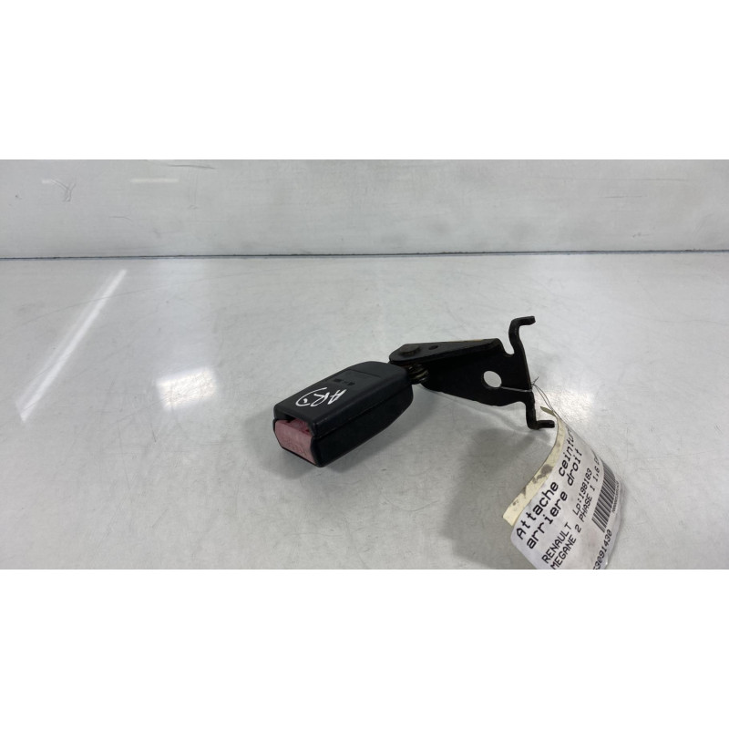 Attache ceinture arriere droit RENAULT MEGANE 2 Photo n°2