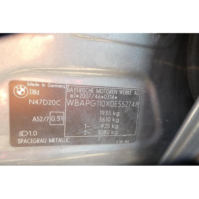 Anti brouillard droit (feux) BMW SERIE 3 E90 Photo n°9