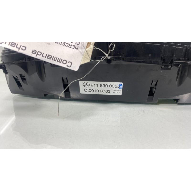 Commande chauffage MERCEDES CLASSE E 211 Photo n°3