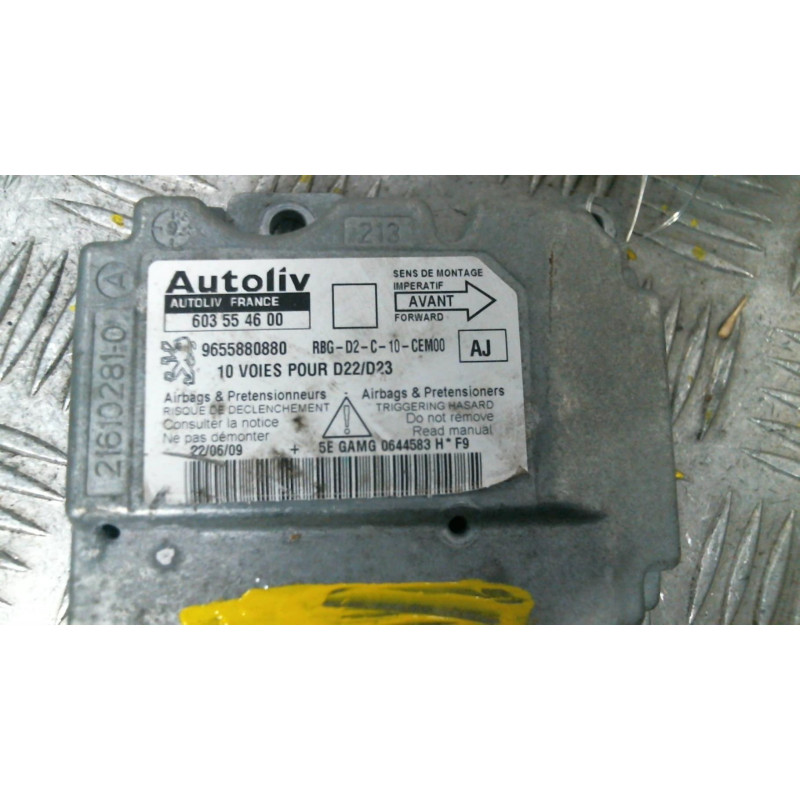 Boitier air bag PEUGEOT 407 Photo n°1