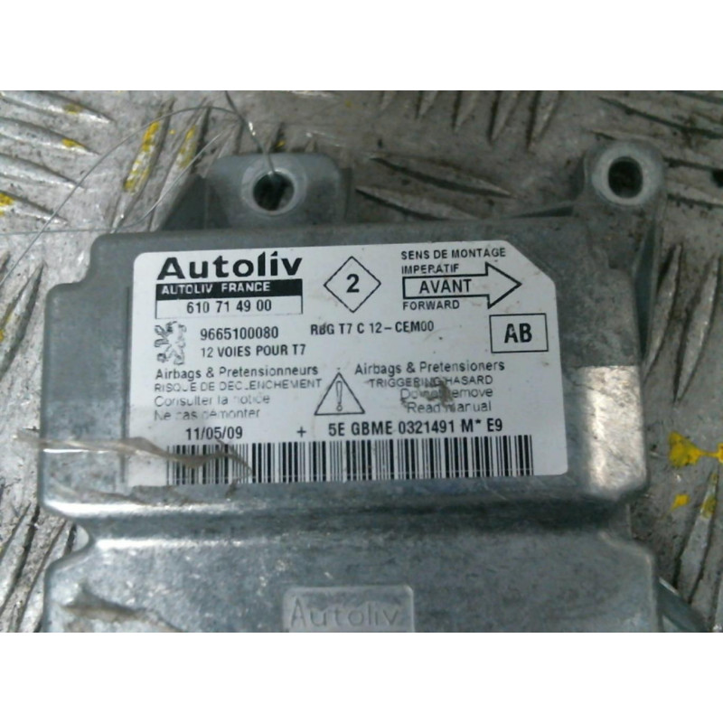 Boitier air bag PEUGEOT 308 1 Photo n°1