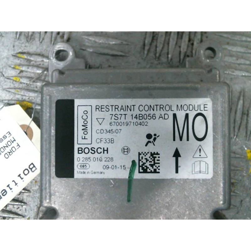 Boitier air bag FORD MONDEO 3 Photo n°3