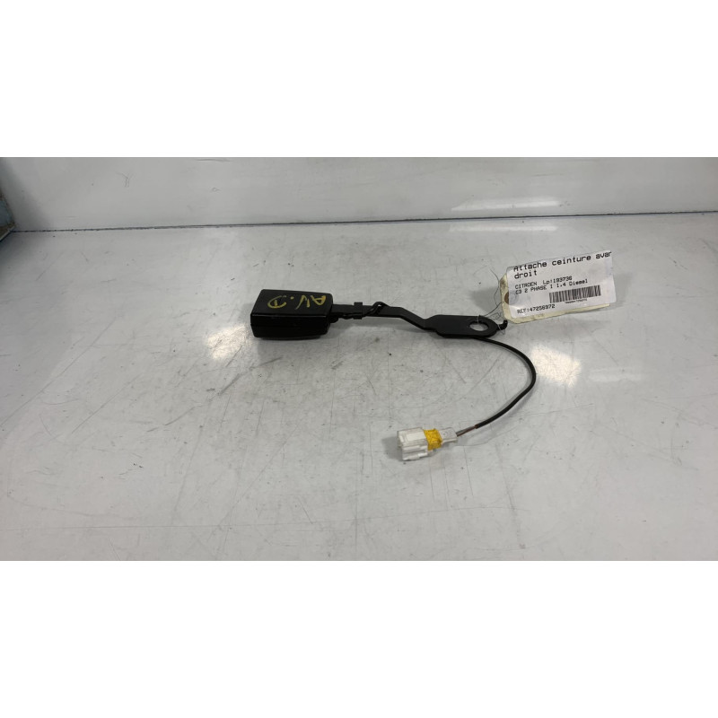 Attache ceinture avant droit CITROEN C3 2 Photo n°1