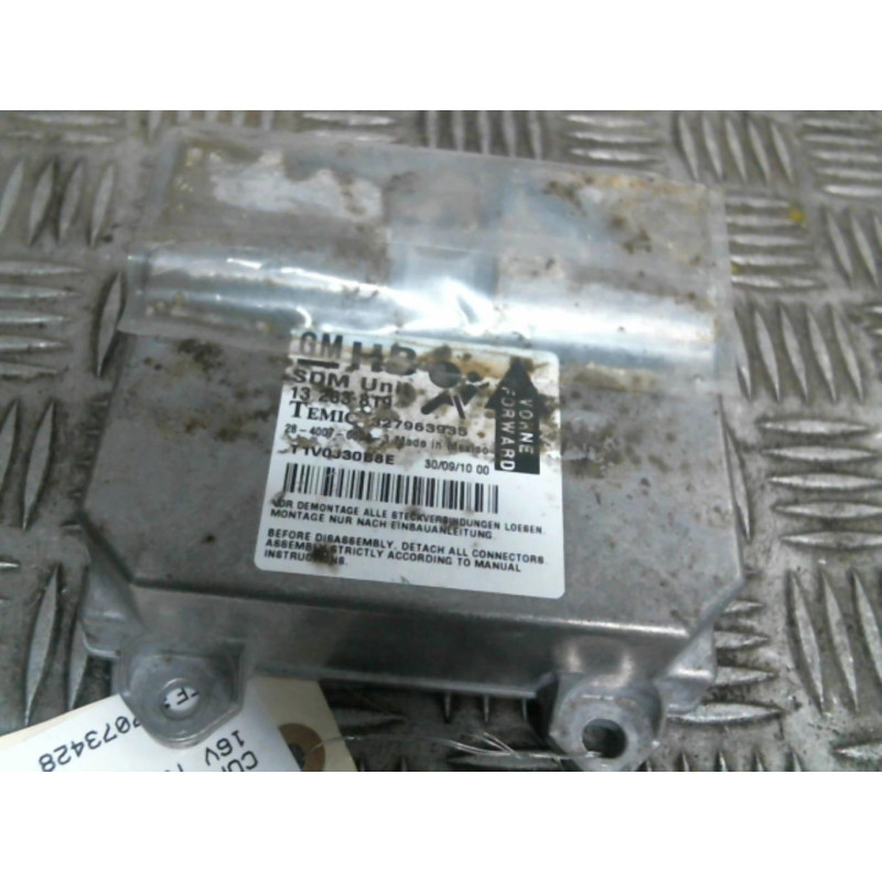 Boitier air bag OPEL CORSA D Photo n°3
