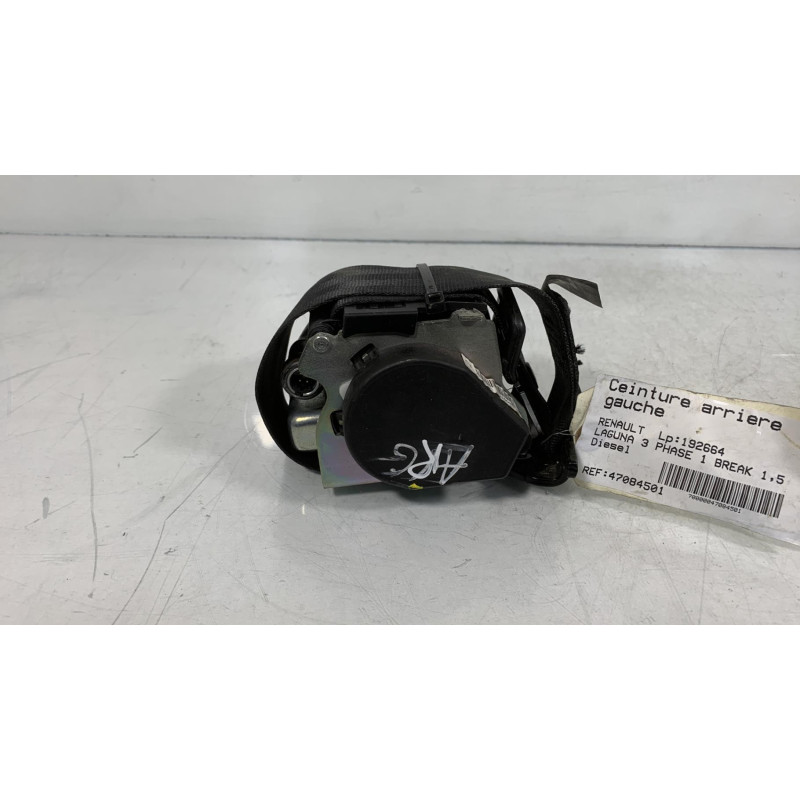 Pretensionneur de ceinture arriere gauche RENAULT LAGUNA 3 Photo n°3