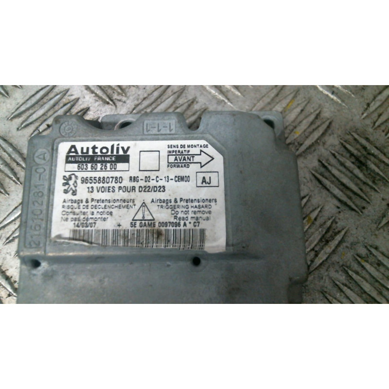 Boitier air bag PEUGEOT 407 Photo n°1
