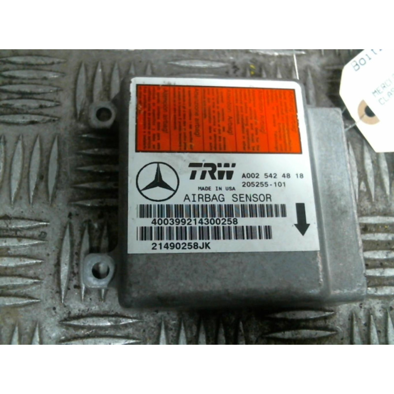 Boitier air bag MERCEDES CLASSE M 163 Photo n°3