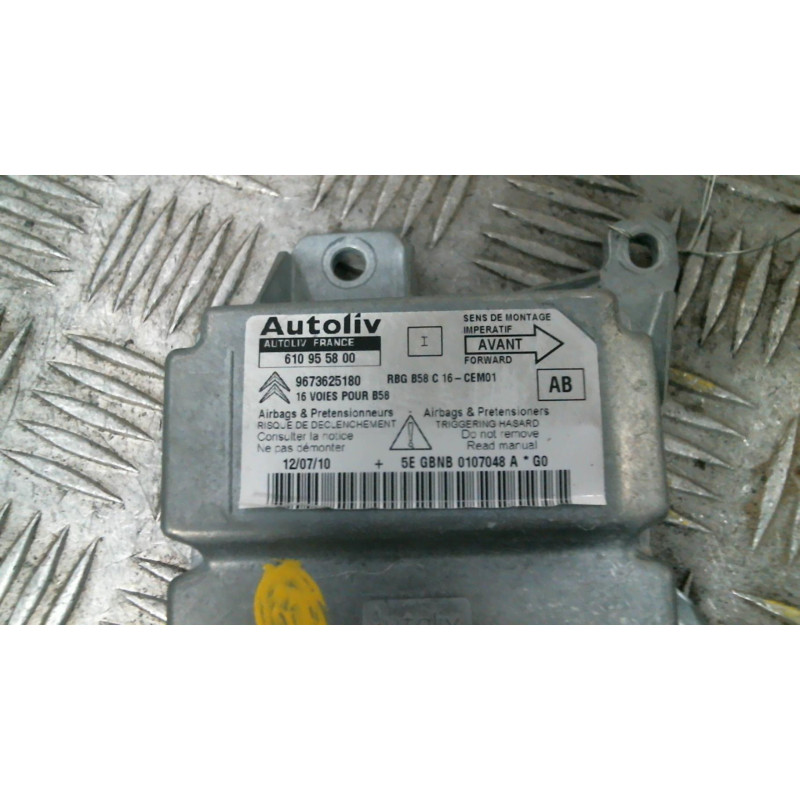 Boitier air bag CITROEN C4 PICASSO 1 Photo n°2