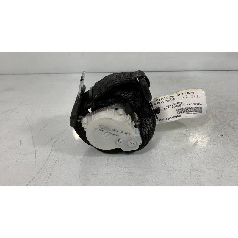 Ceinture arriere centrale OPEL MERIVA B Photo n°2