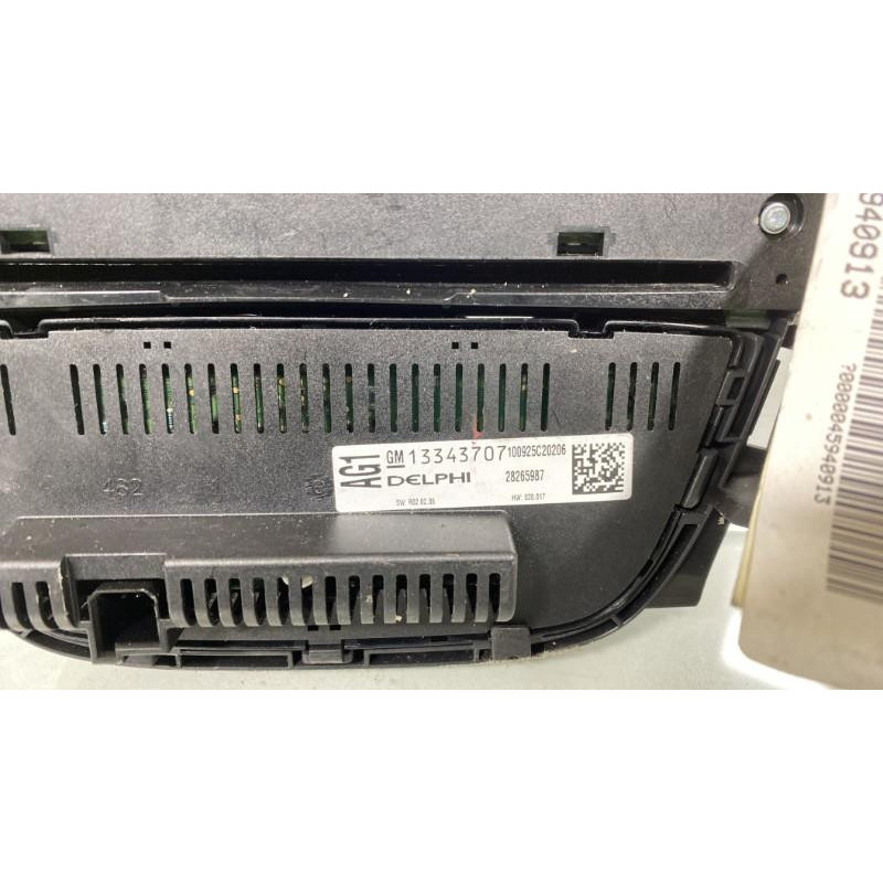 Commande chauffage OPEL MERIVA B Photo n°4