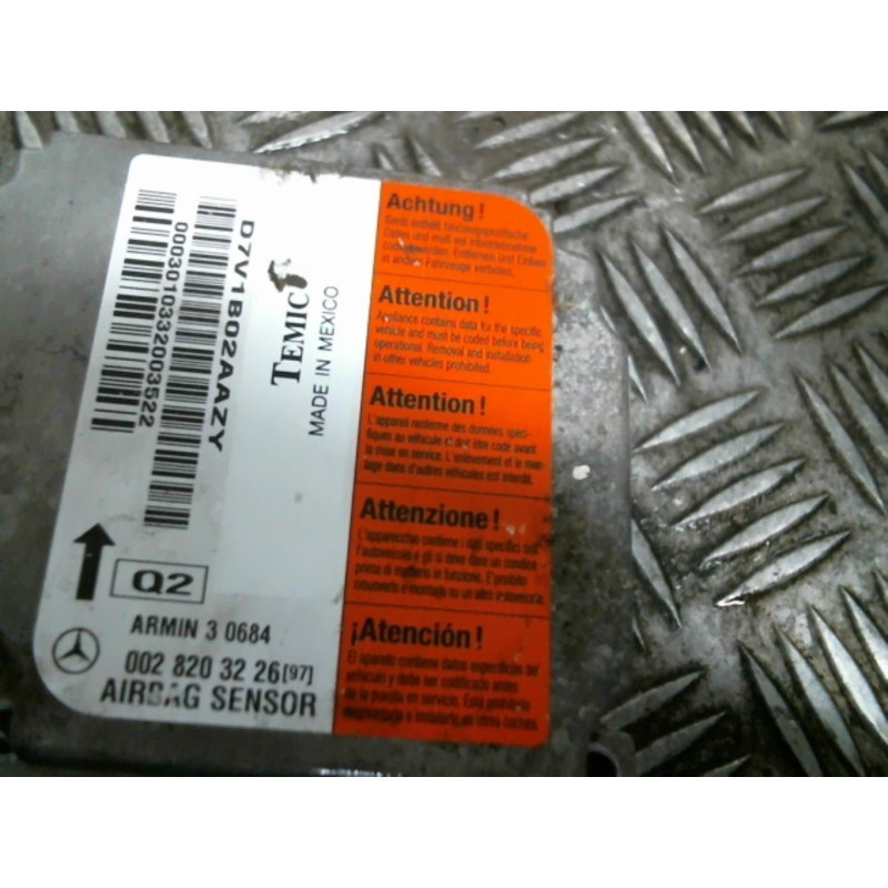 Boitier air bag MERCEDES CLASSE E 210 Photo n°4