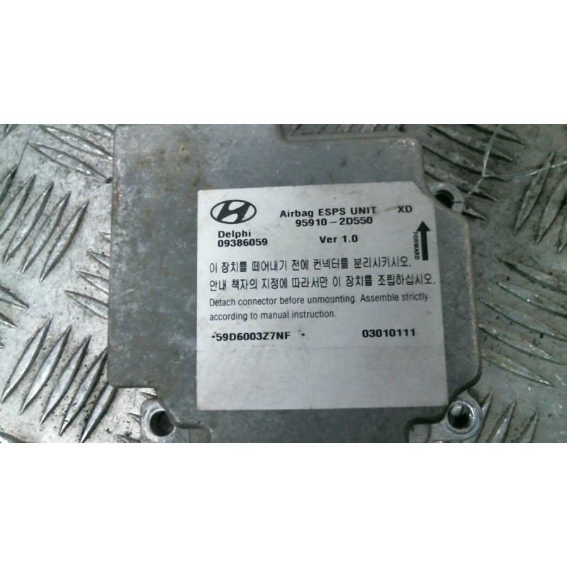 Boitier air bag HYUNDAI ELANTRA 1 Photo n°2