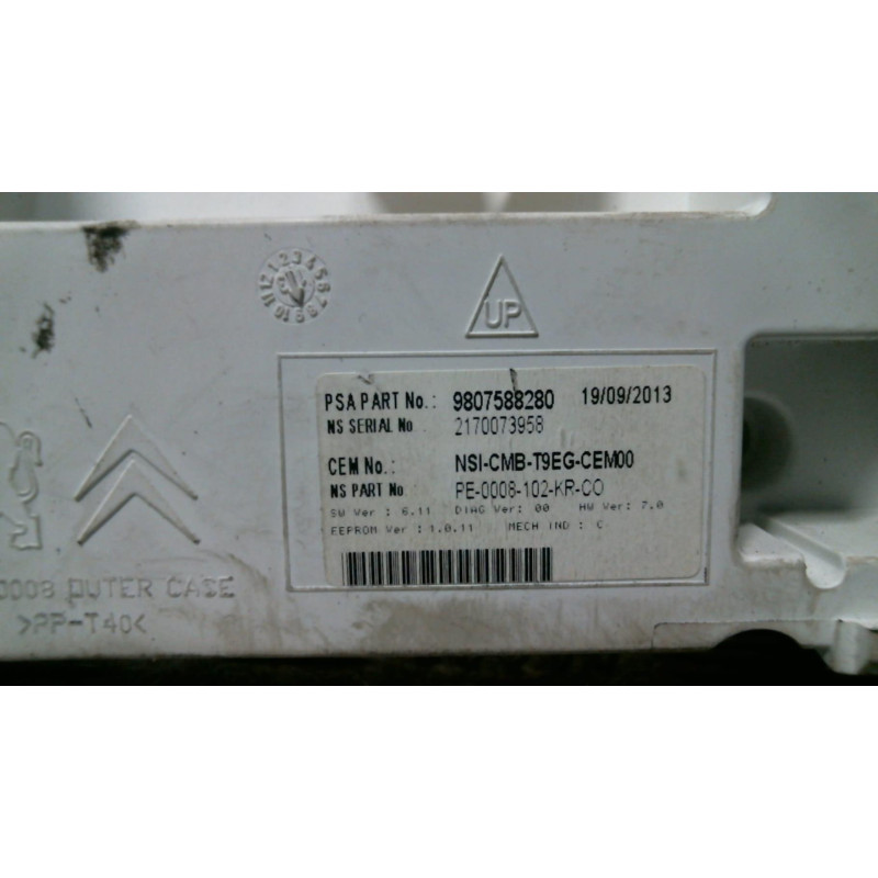 Compteur PEUGEOT 308 2 Photo n°2