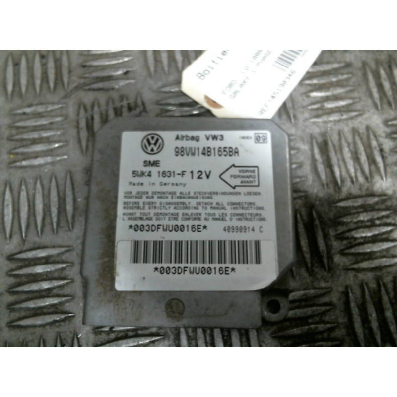 Boitier air bag FORD GALAXY 1 Photo n°3