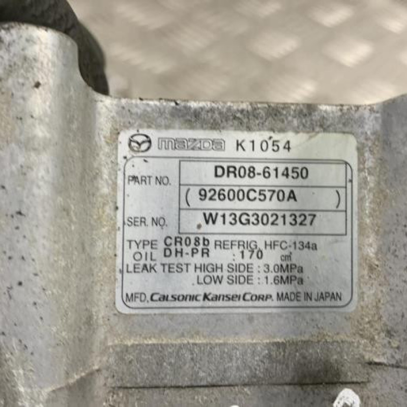Compresseur clim MAZDA 2 2 Photo n°3
