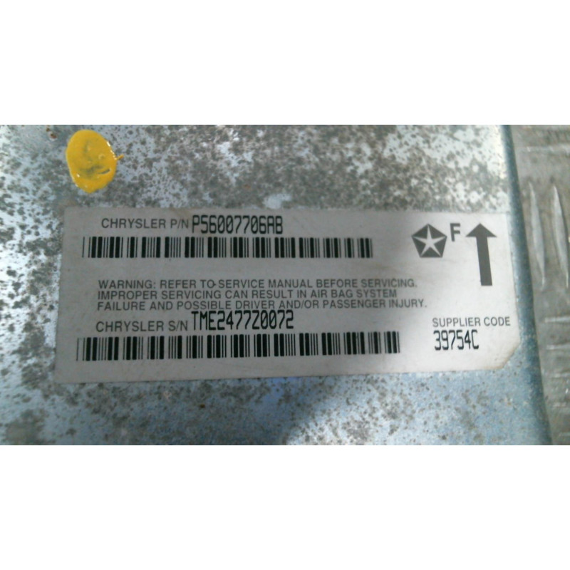 Boitier air bag JEEP GRAND CHEROKEE 1 Photo n°3