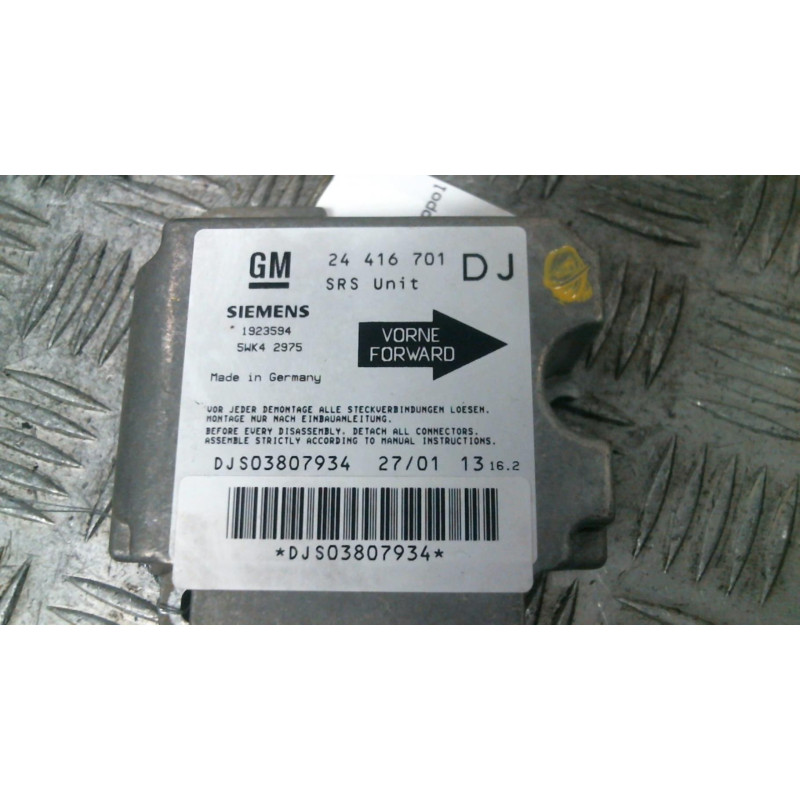 Boitier air bag OPEL VECTRA B Photo n°3