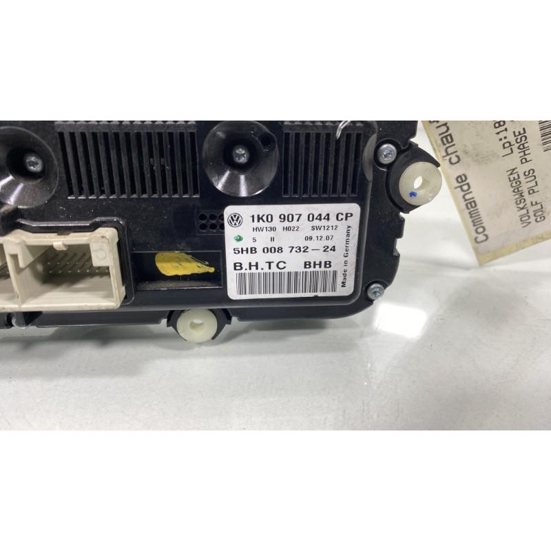 Commande chauffage VOLKSWAGEN GOLF PLUS Photo n°3