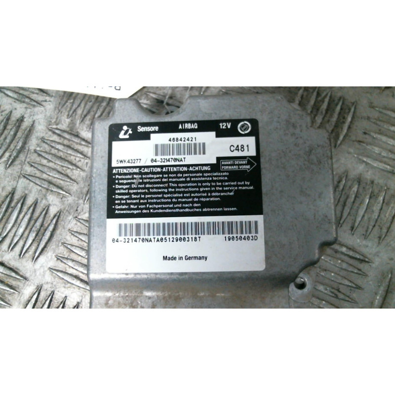 Boitier air bag ALFA ROMEO 147 Photo n°2