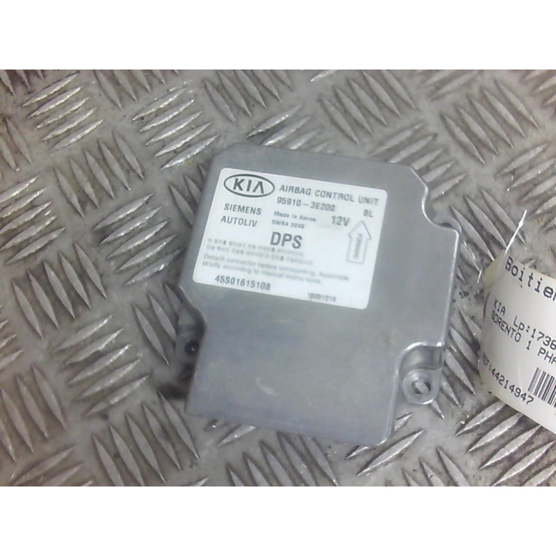 Boitier air bag KIA SORENTO 1 Photo n°3