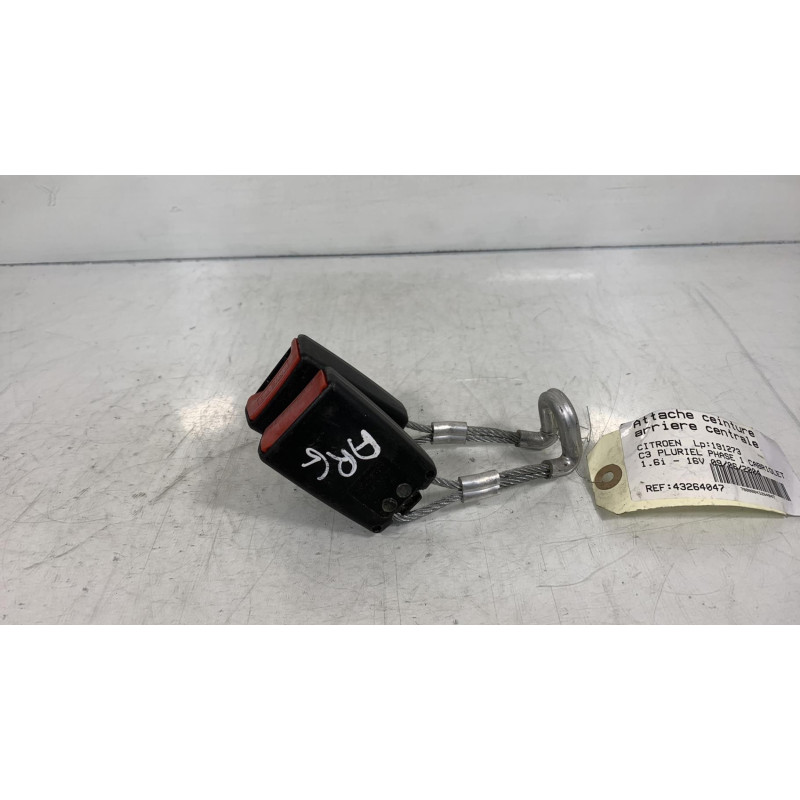 Attache ceinture arriere centrale CITROEN C3 PLURIEL Photo n°3