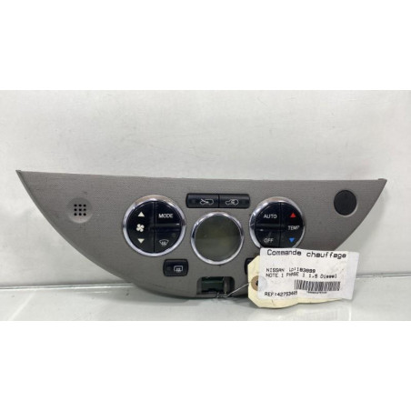 Commande chauffage NISSAN NOTE 1 Photo n°1