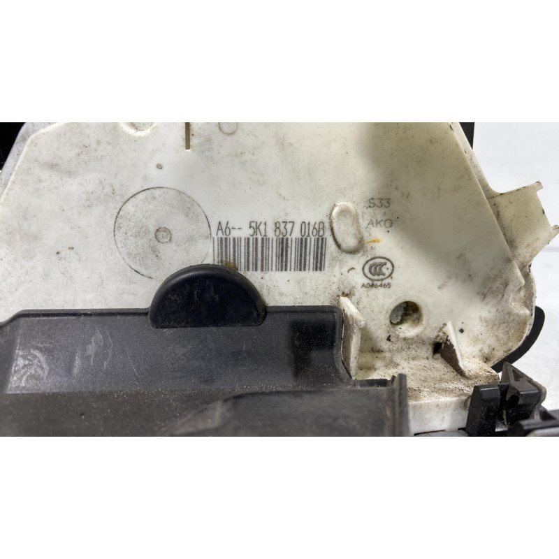 Serrure avant droit VOLKSWAGEN GOLF 6 Photo n°2