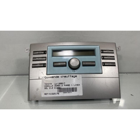 Commande chauffage TOYOTA COROLLA VERSO 2 Photo n°1