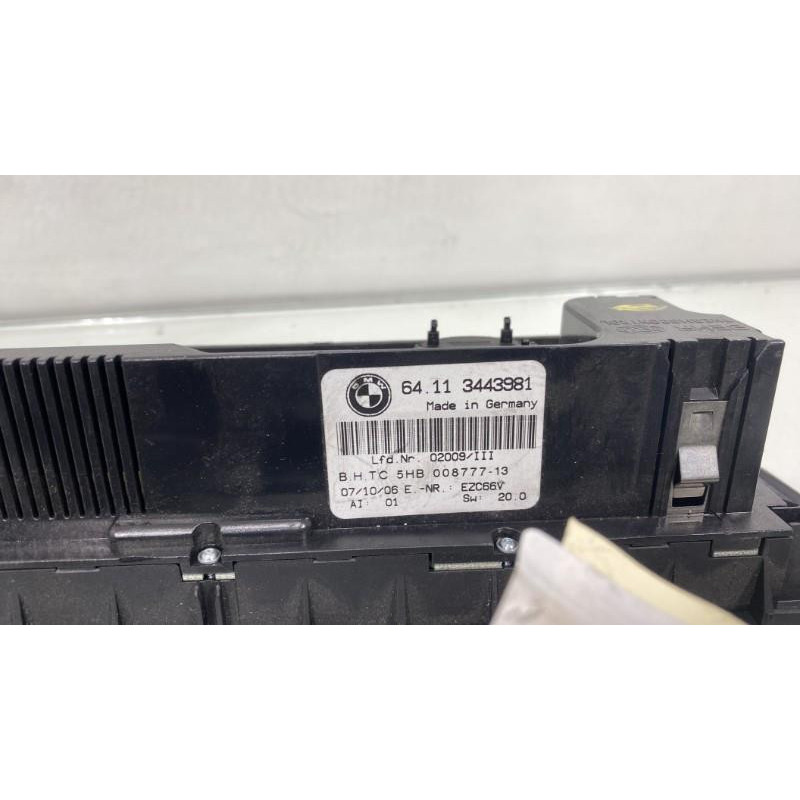 Commande chauffage BMW X3 E83 Photo n°3