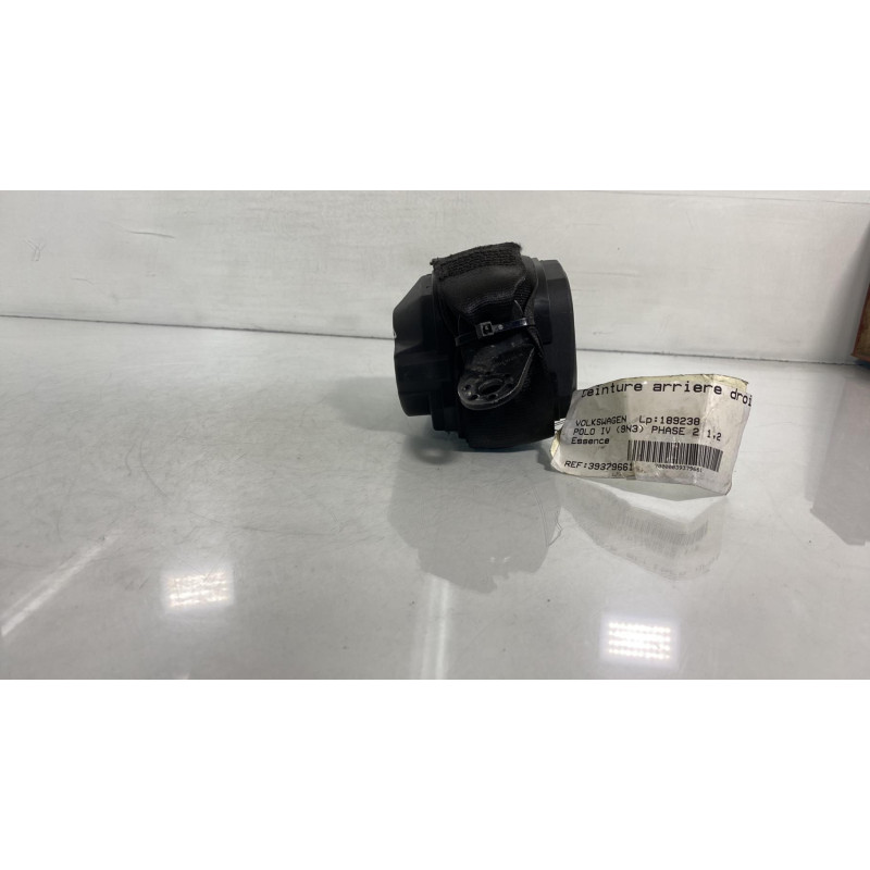 Ceinture arriere droit VOLKSWAGEN POLO 4 Photo n°3