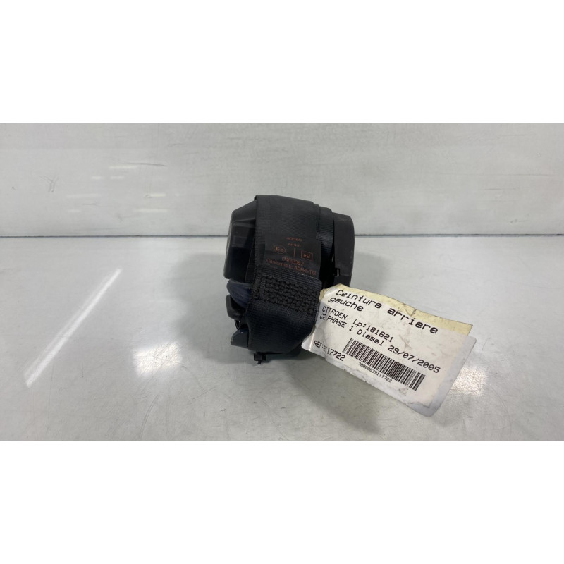 Ceinture arriere gauche CITROEN C2 Photo n°2