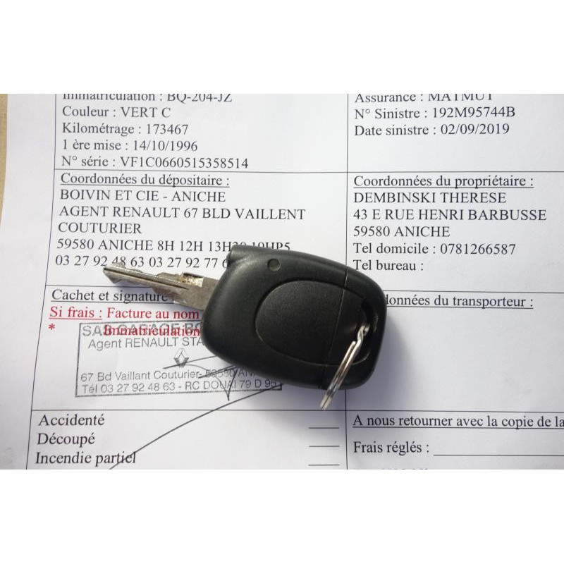 Interrupteur de leve vitre avant droit RENAULT TWINGO 1 Photo n°11