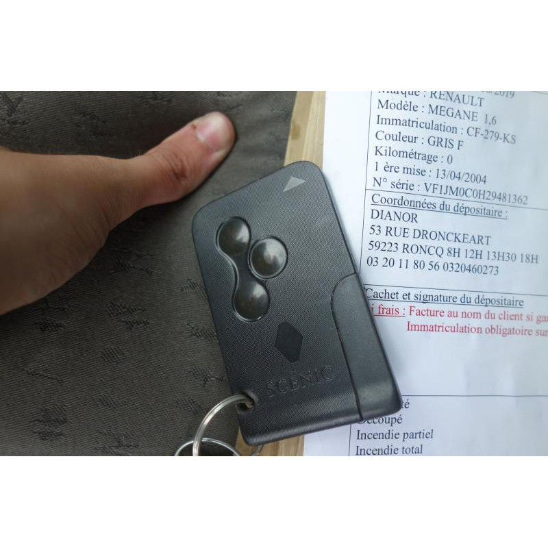 Leve vitre mecanique arriere droit RENAULT SCENIC 2 Photo n°8