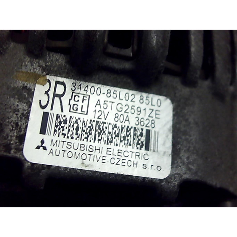Alternateur SUZUKI SWIFT 4 Photo n°3