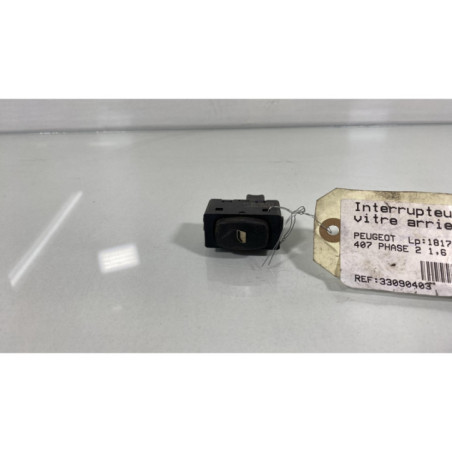 Interrupteur de leve vitre arriere droit PEUGEOT 407 Photo n°1