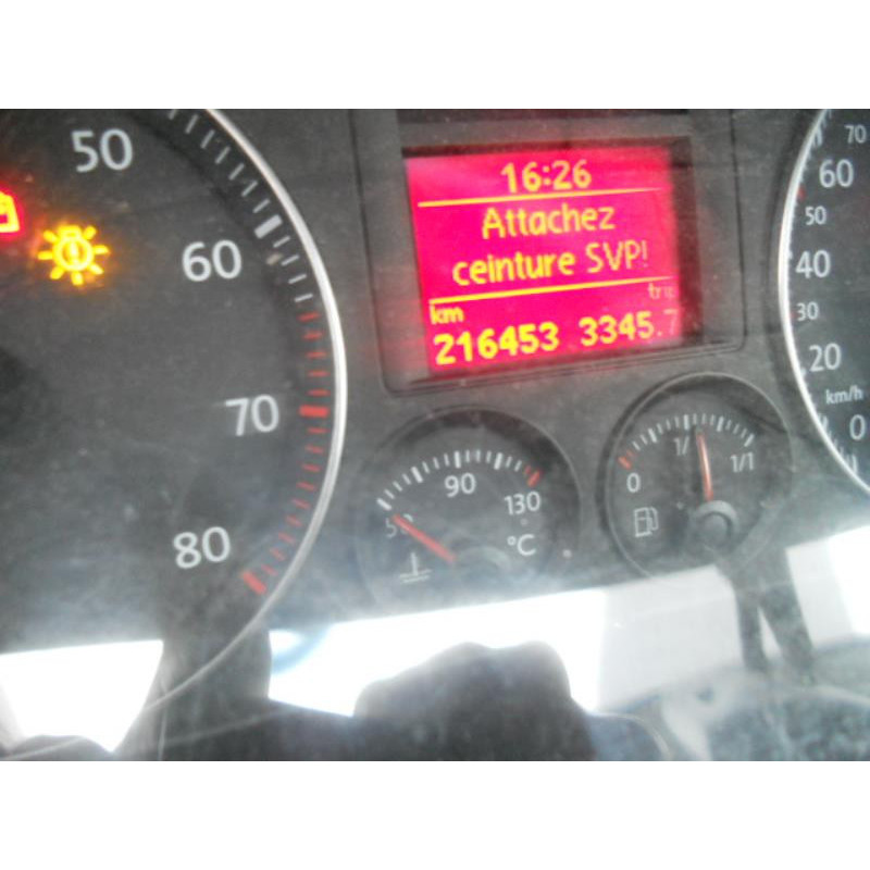 Ceinture arriere gauche VOLKSWAGEN GOLF 5 Photo n°12