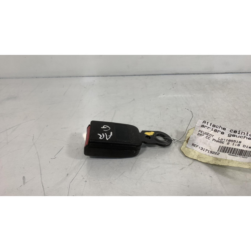 Attache ceinture arriere gauche PEUGEOT 207 Photo n°1