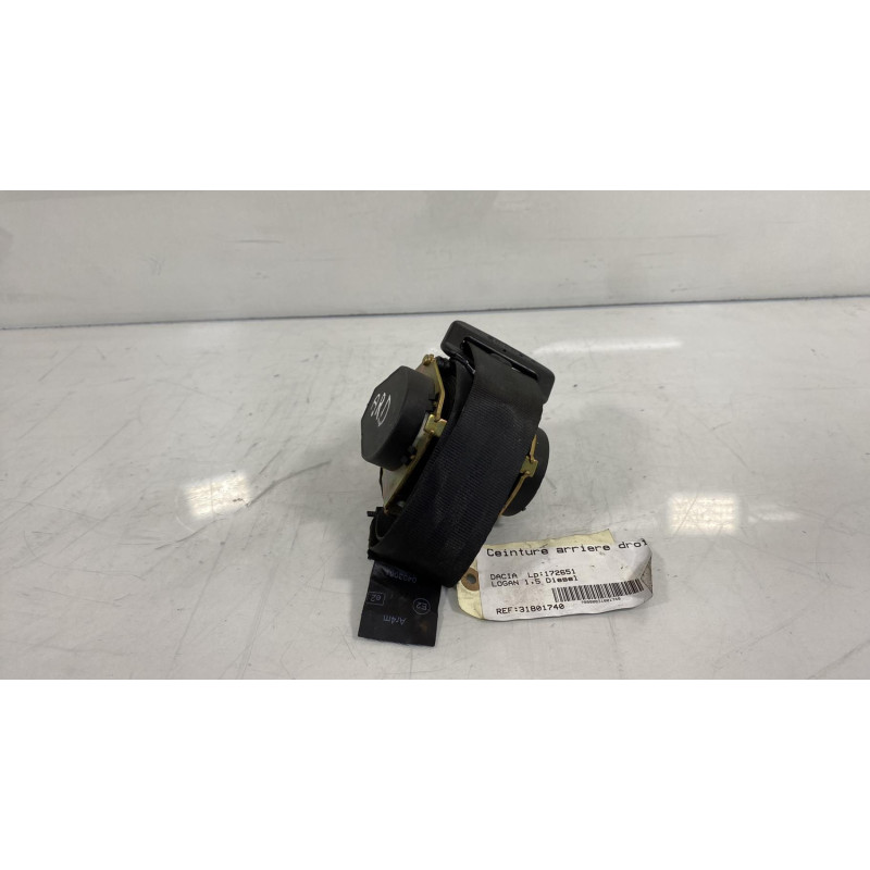 Ceinture arriere droit DACIA LOGAN 1 Photo n°1